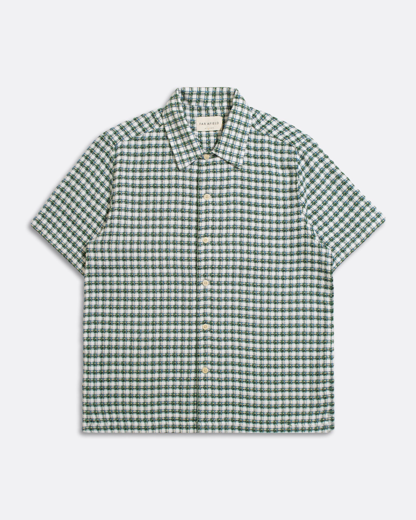 COOTIE PRODUCTIONS/Dobby Check S/S Shirt（Black）［ドビー