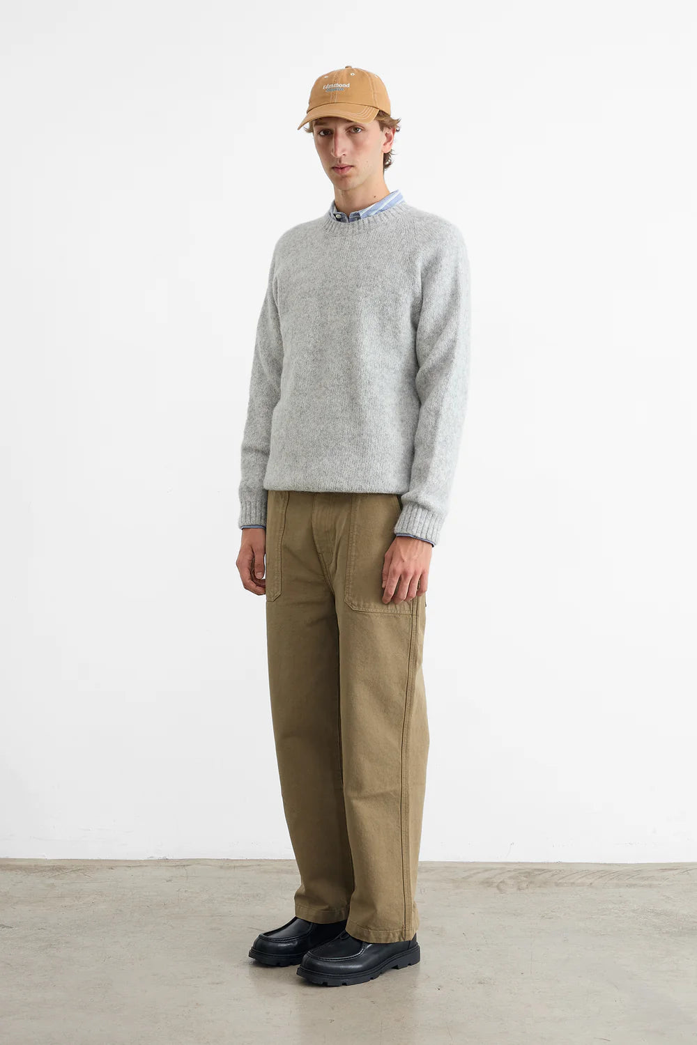 GLASGOW SWEATER - GREY MELANGE