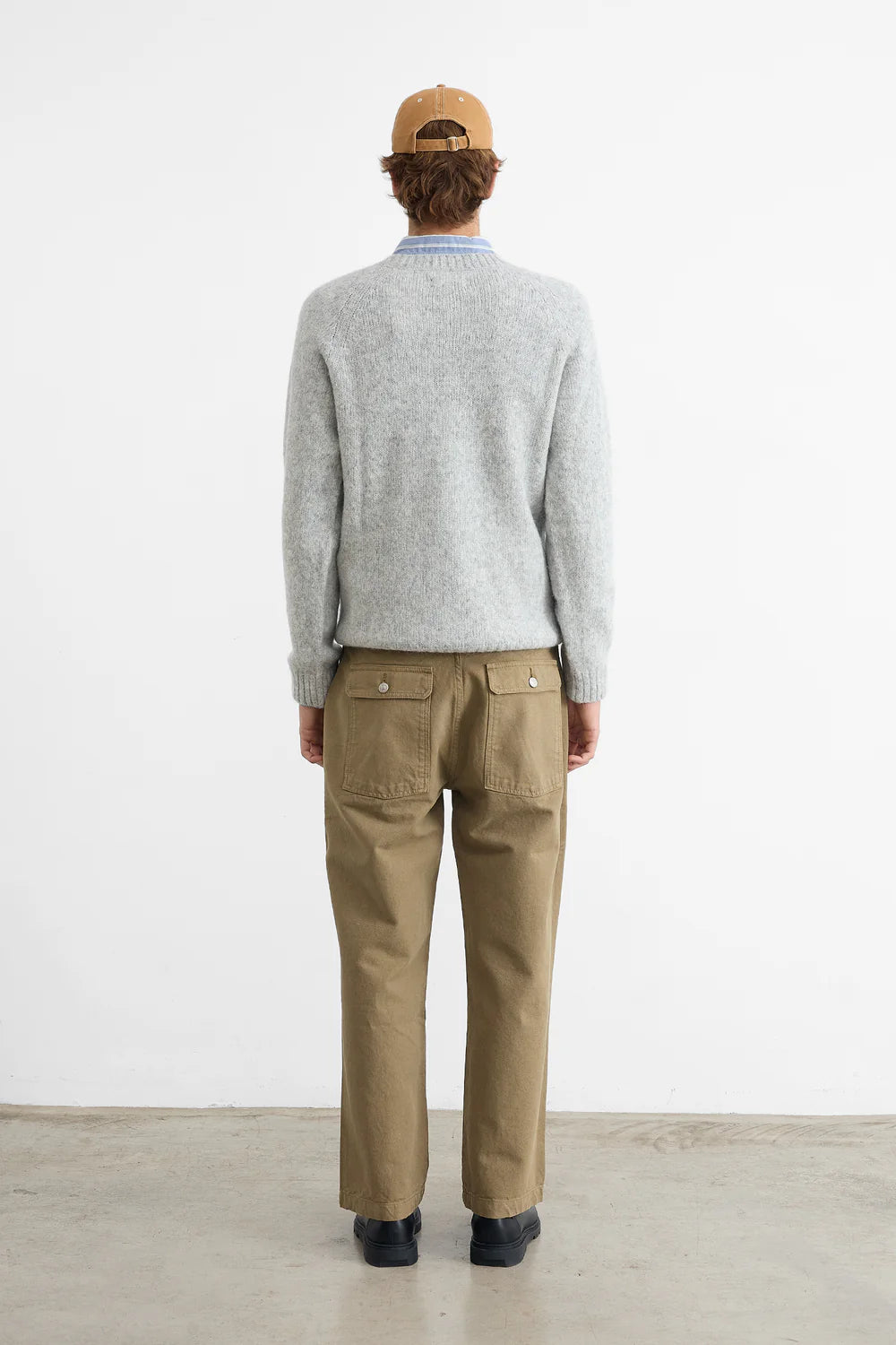GLASGOW SWEATER - GREY MELANGE