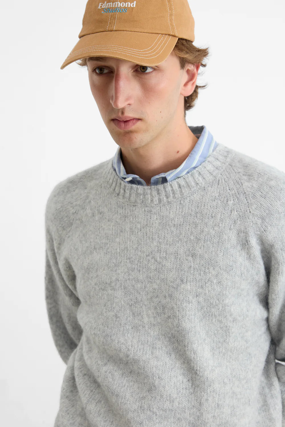 GLASGOW SWEATER - GREY MELANGE