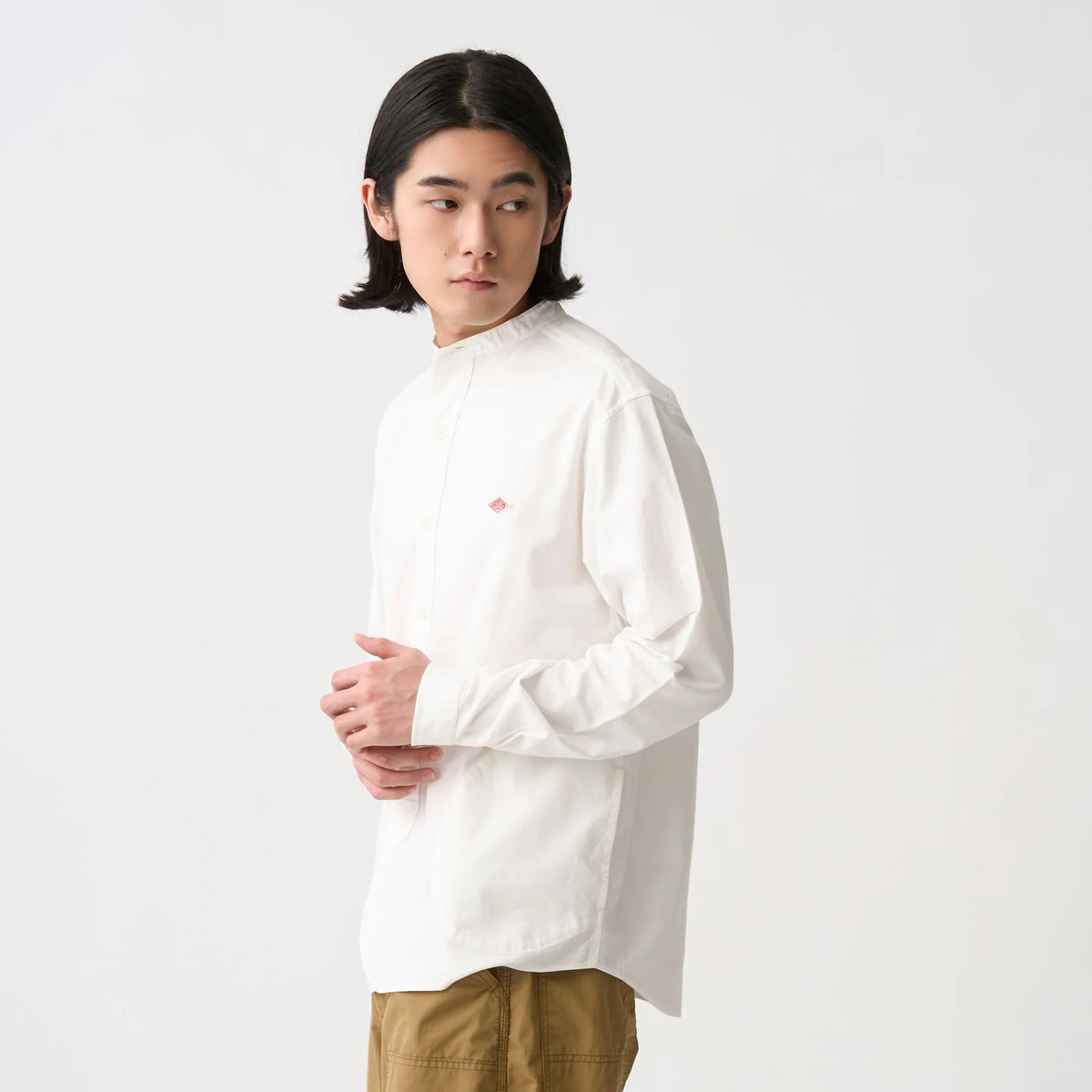 OXFORD BAND COLLAR SHIRT