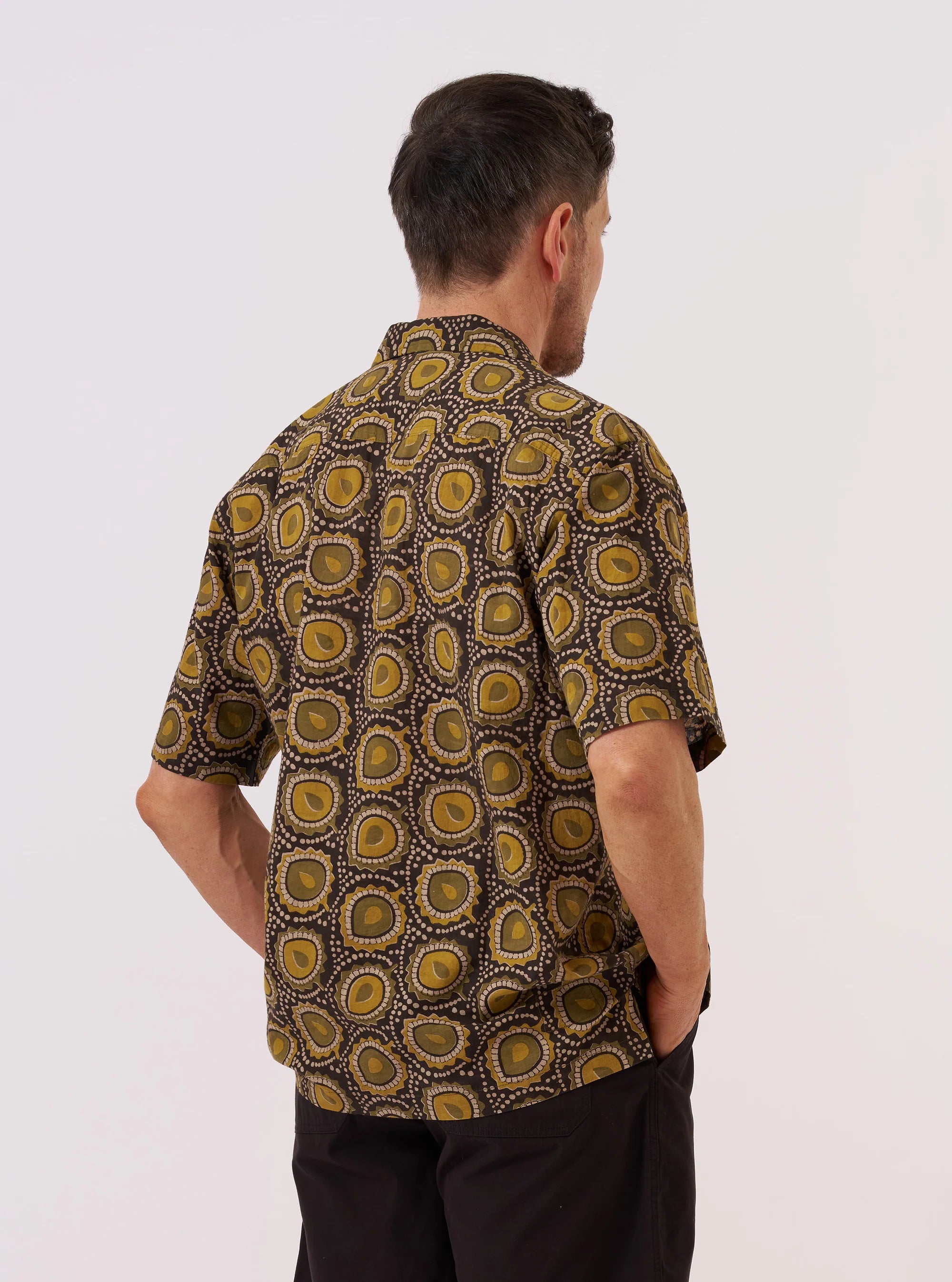 CAMP SHIRT - CAPE BLOCK PRINT