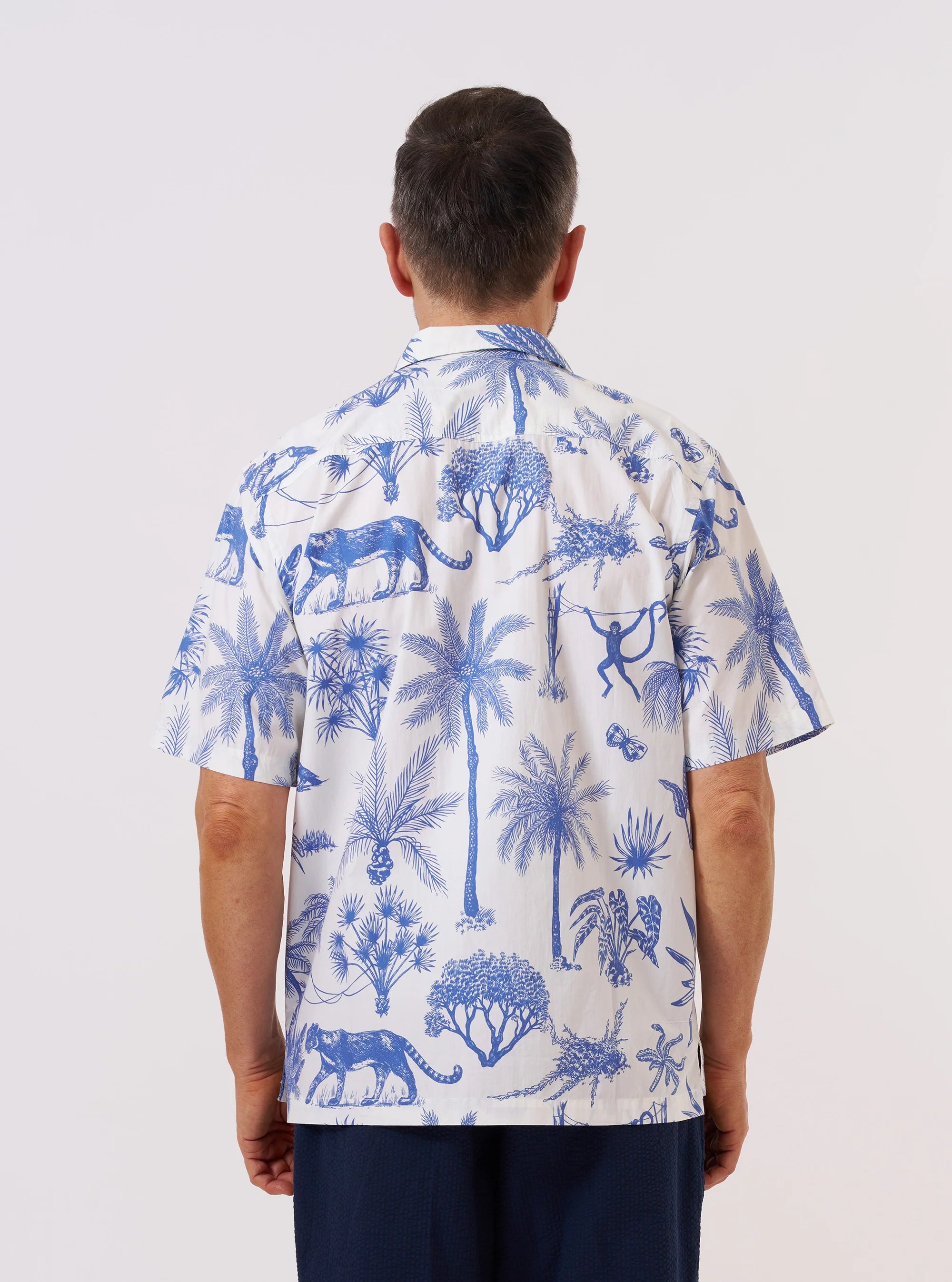 CAMP SHIRT - JUNGLE TOILE PRINT