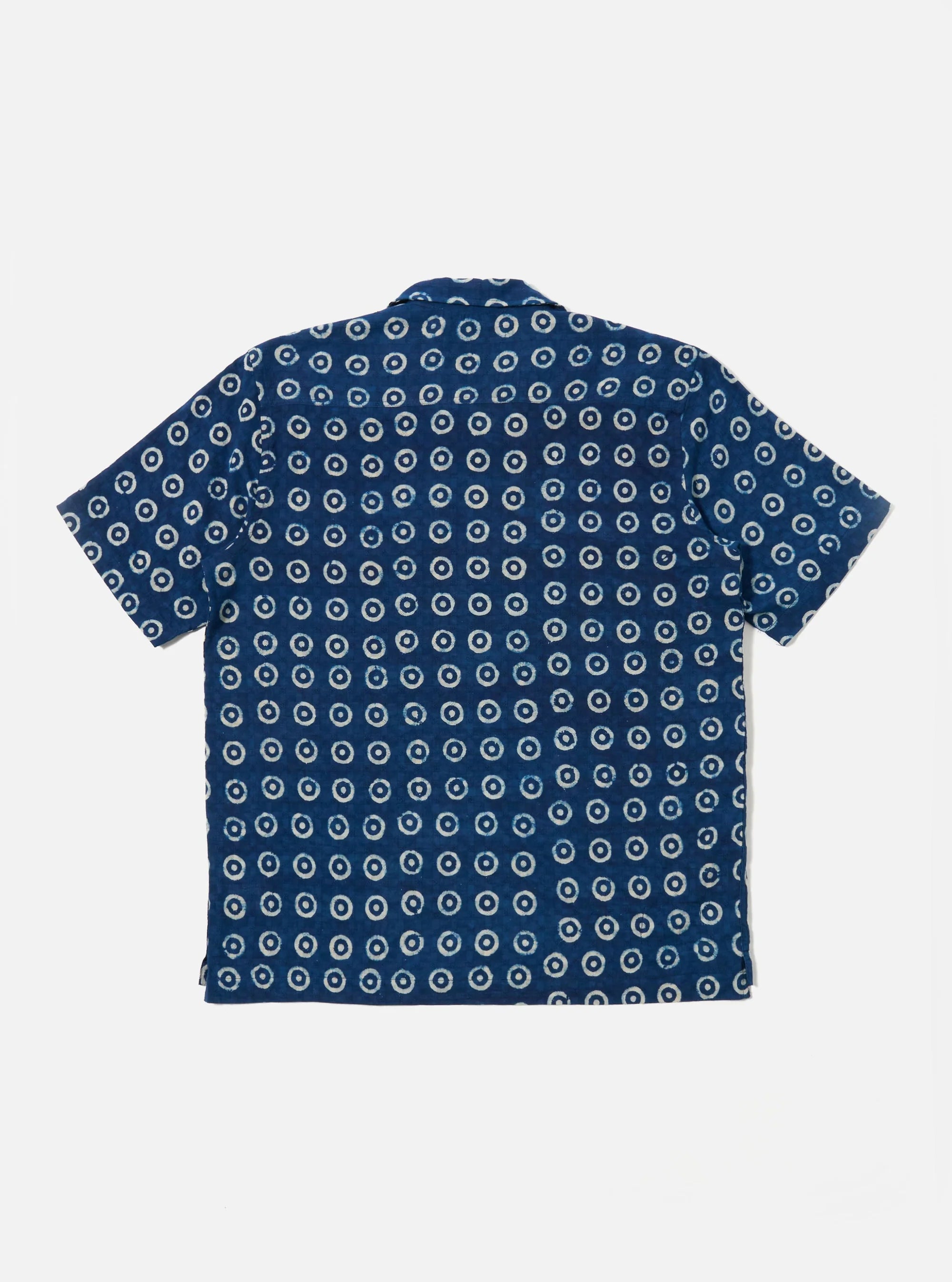 CAMPER SHIRT - INDIGO CIRCLES