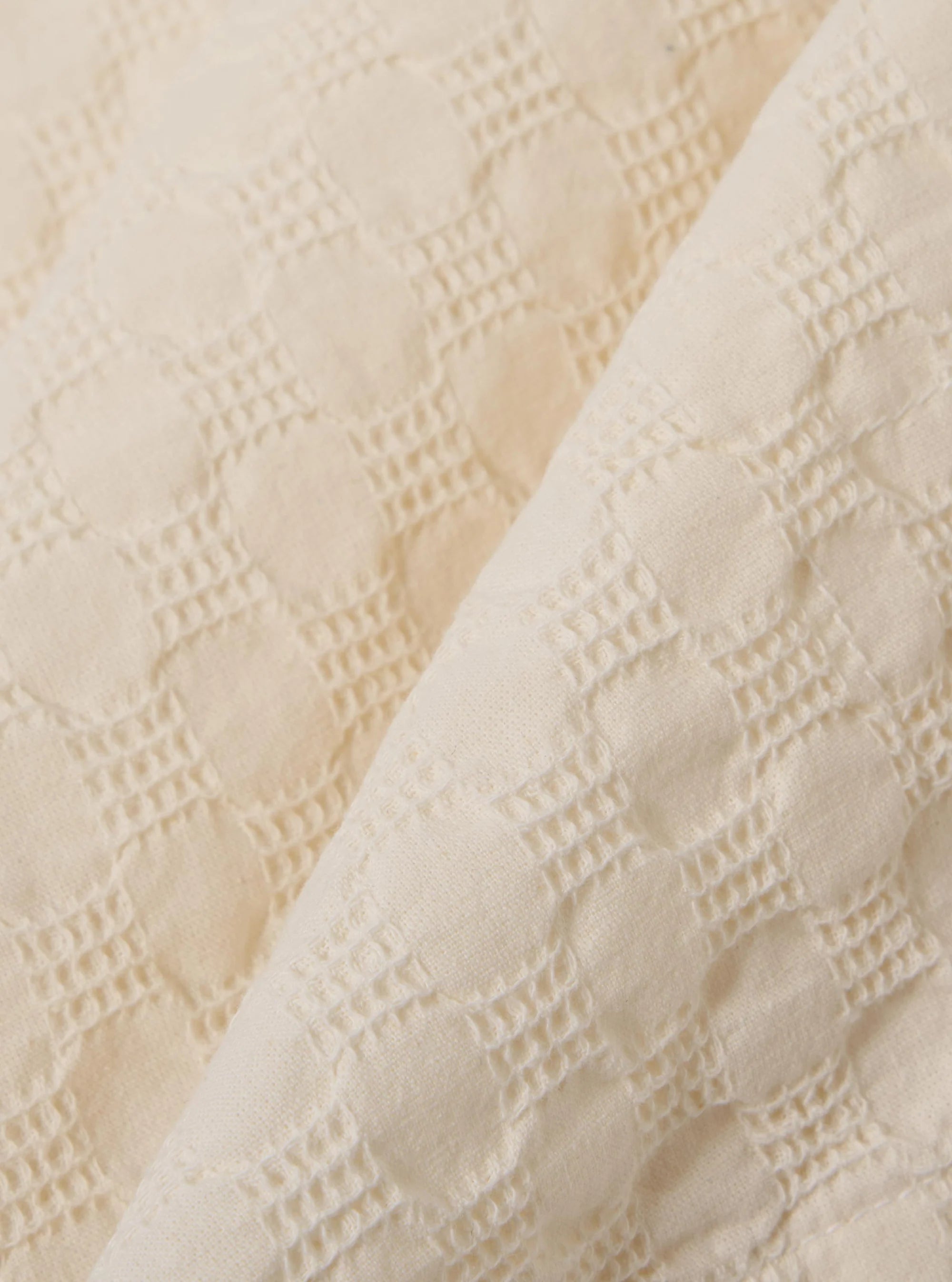ROAD SHIRT - DOT WAFFLE ECRU