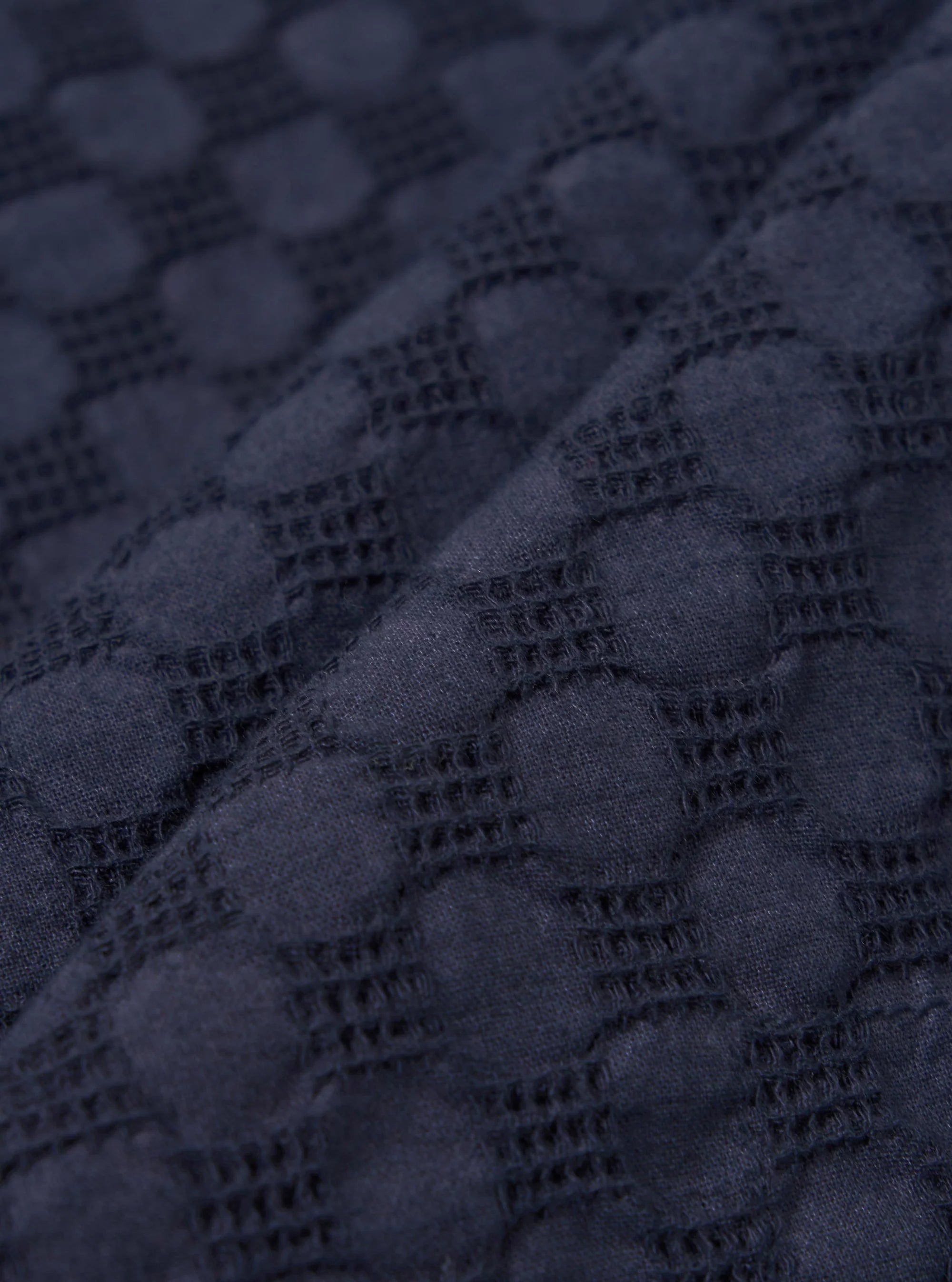 ROAD SHIRT - DOT WAFFLE NAVY