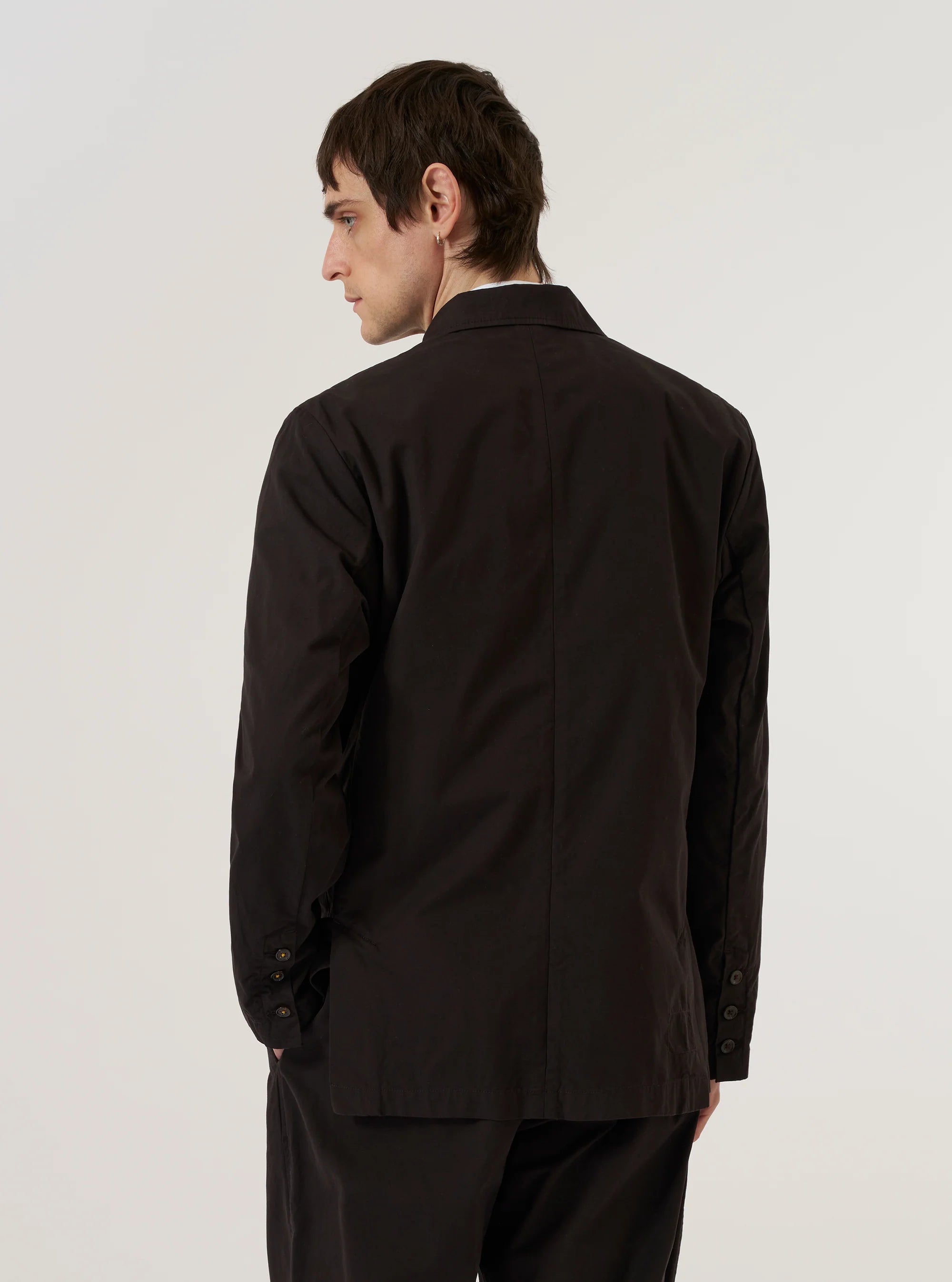 MANOR JACKET - LICORICE SUMMER CANVAS