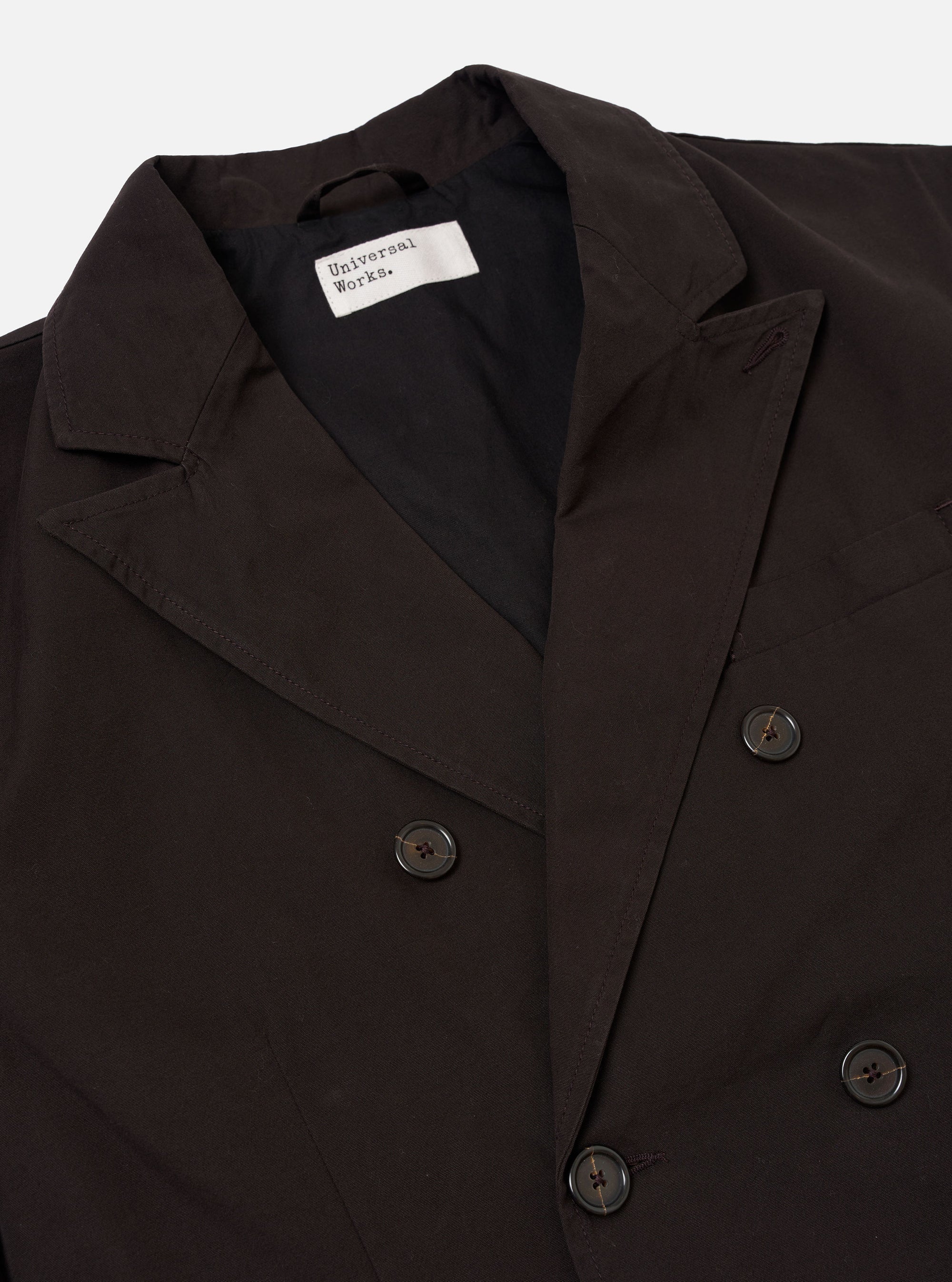 MANOR JACKET - LICORICE SUMMER CANVAS