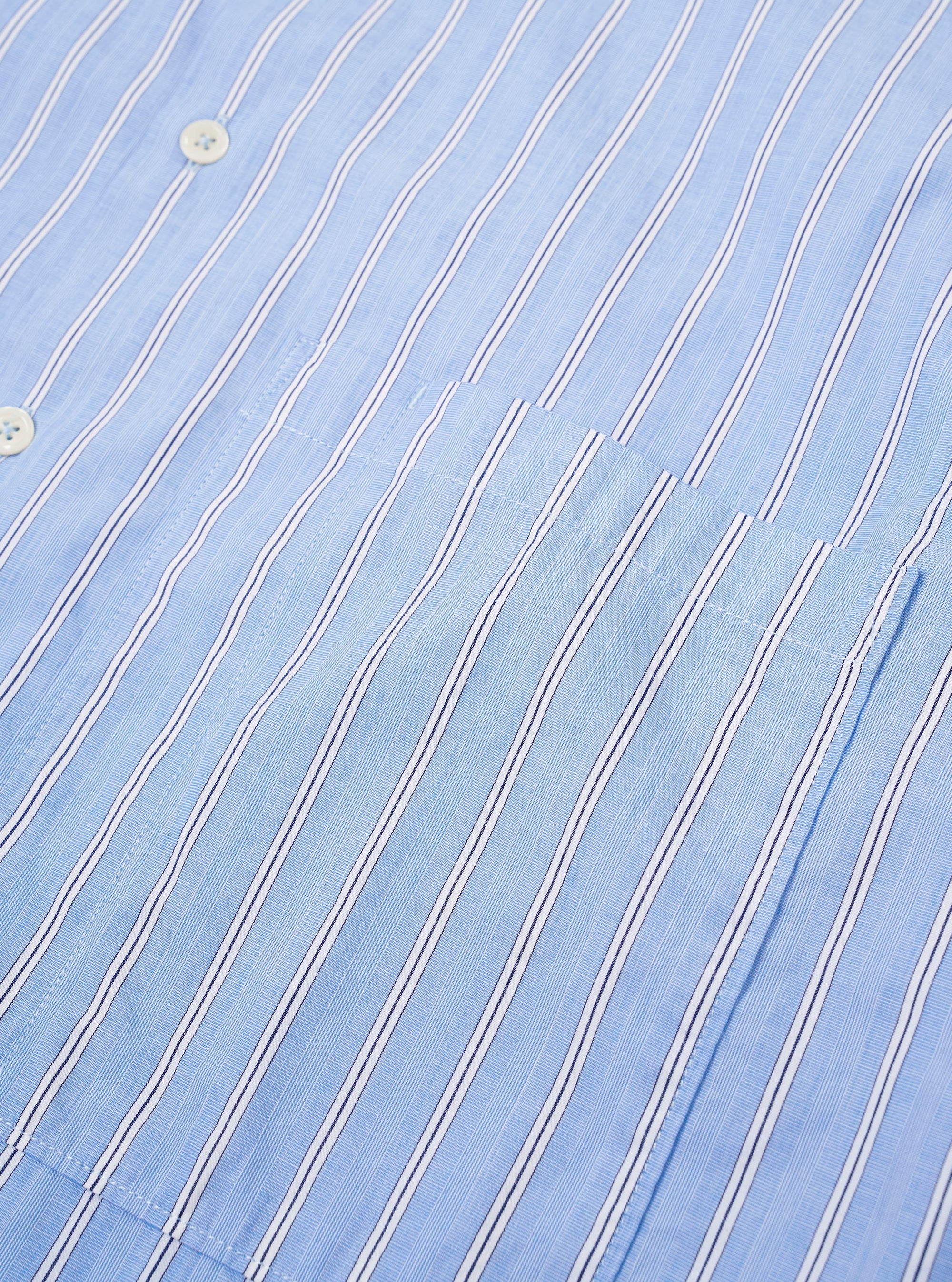 SQUARE POCKET SHIRT - MC STRIPE