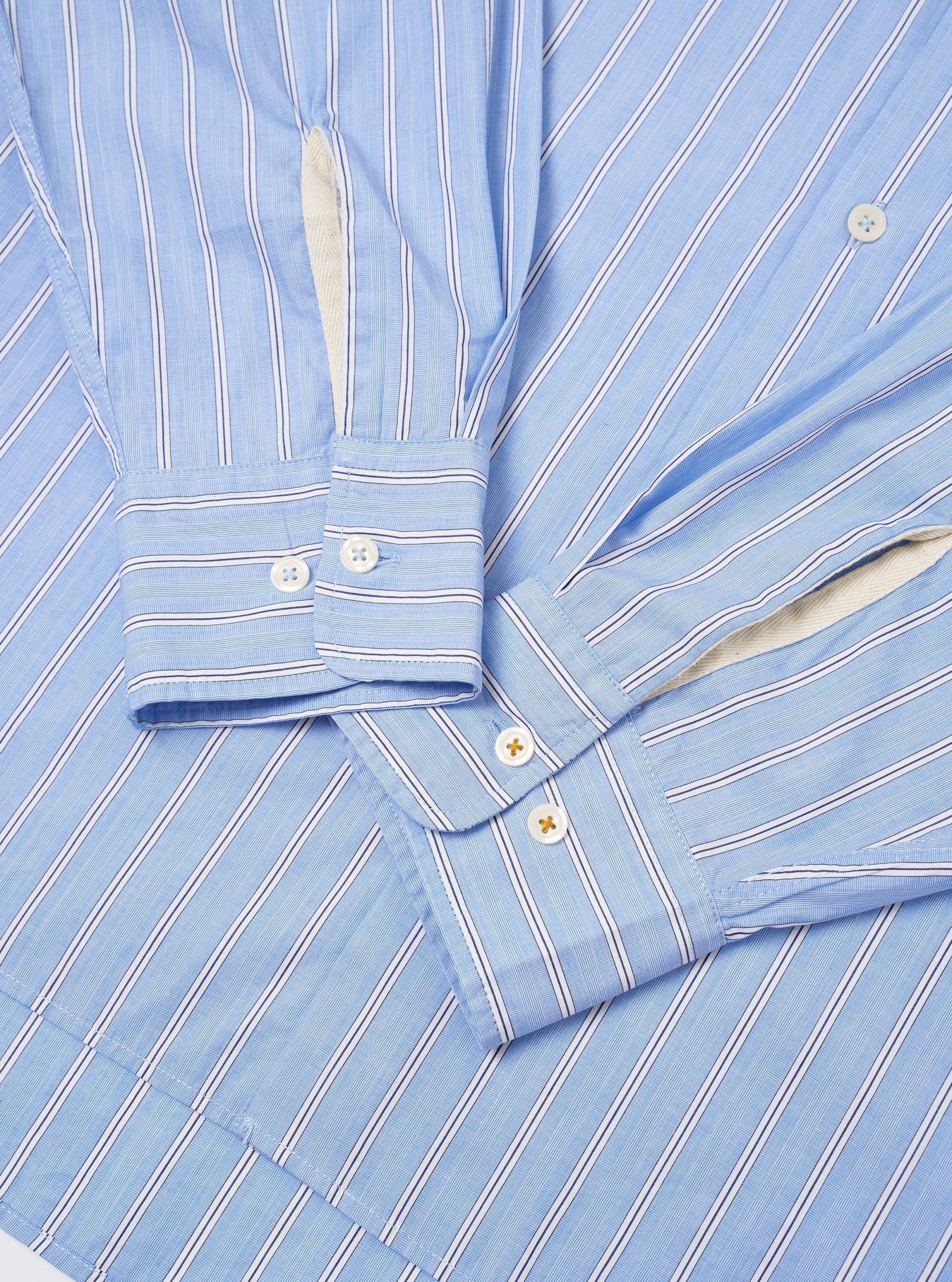 SQUARE POCKET SHIRT - MC STRIPE