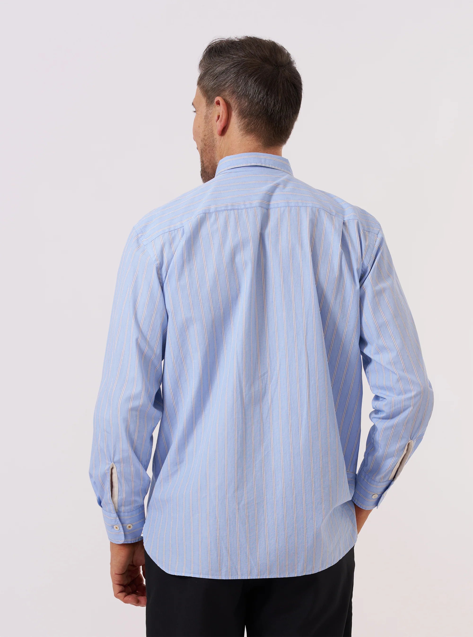 SQUARE POCKET SHIRT - MC STRIPE