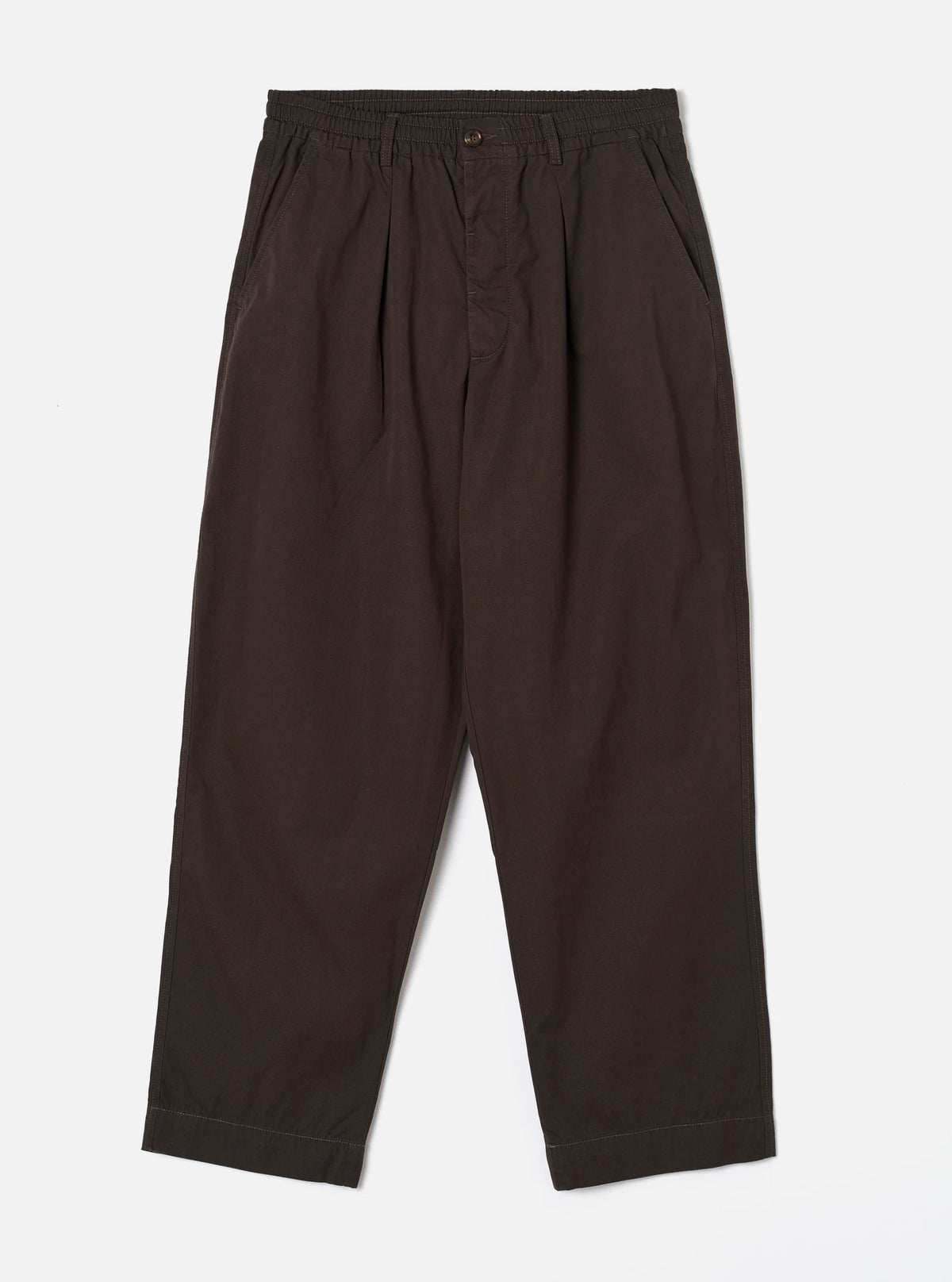 OXFORD PANT - BROWN MICRO CANVAS