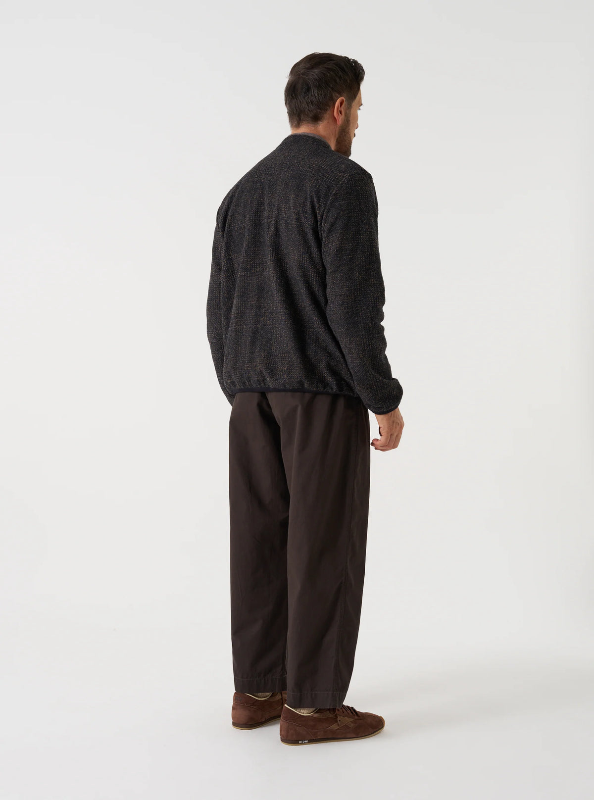 OXFORD PANT - BROWN MICRO CANVAS