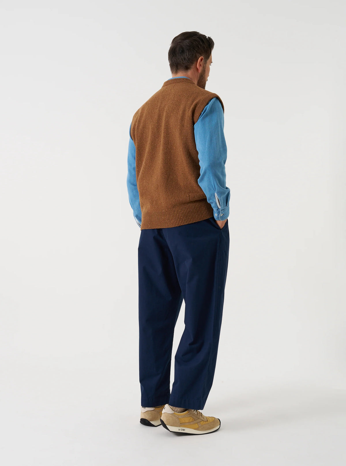 OXFORD PANT - NAVY MICRO CANVAS