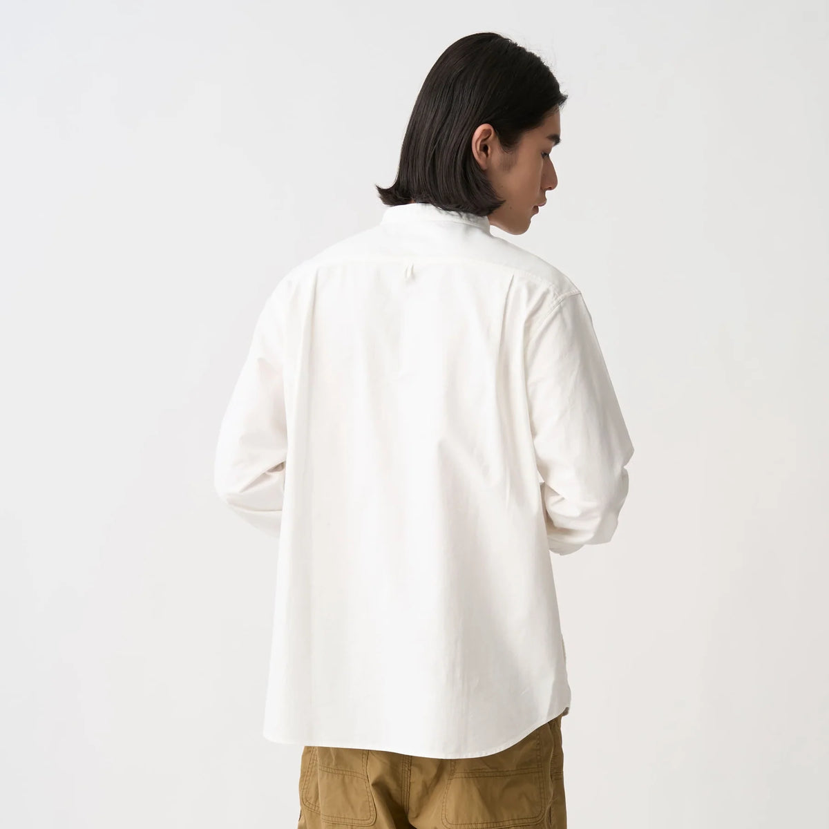 OXFORD BAND COLLAR SHIRT