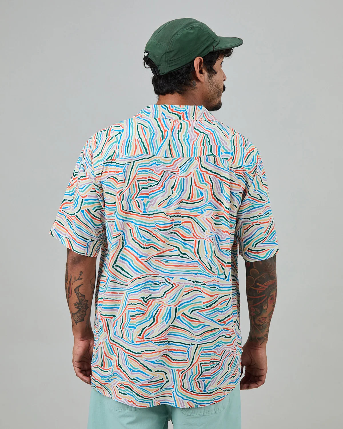 ALOHA SHIRT - MESSY STRIPES