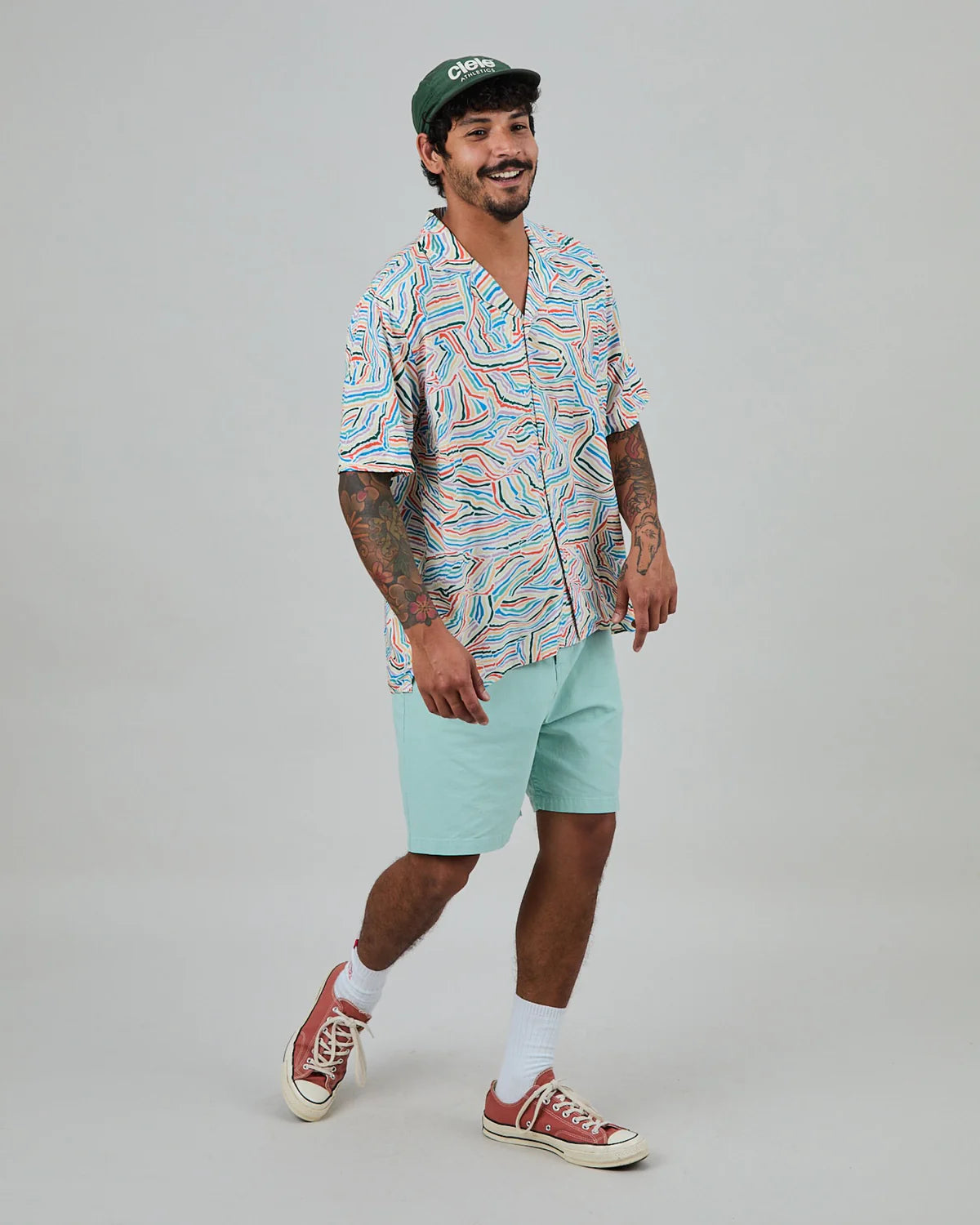 ALOHA SHIRT - MESSY STRIPES