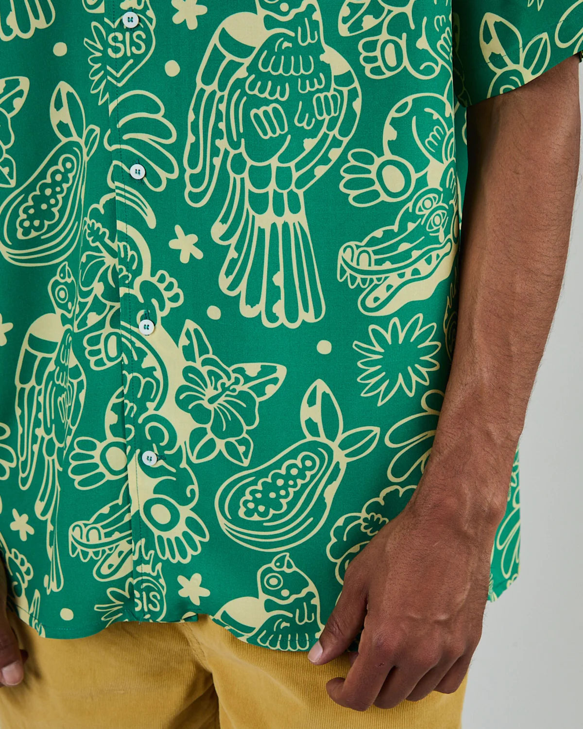 ALOHA SHIRT - ASIS PERCALES CROCODYLUS
