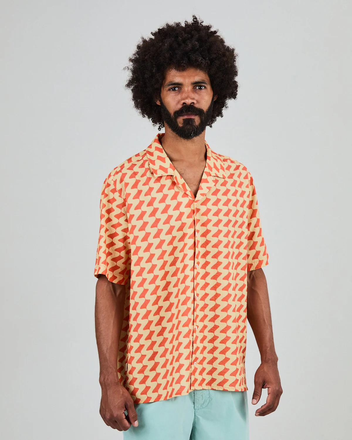 ALOHA SHIRT - GUM RUST RED