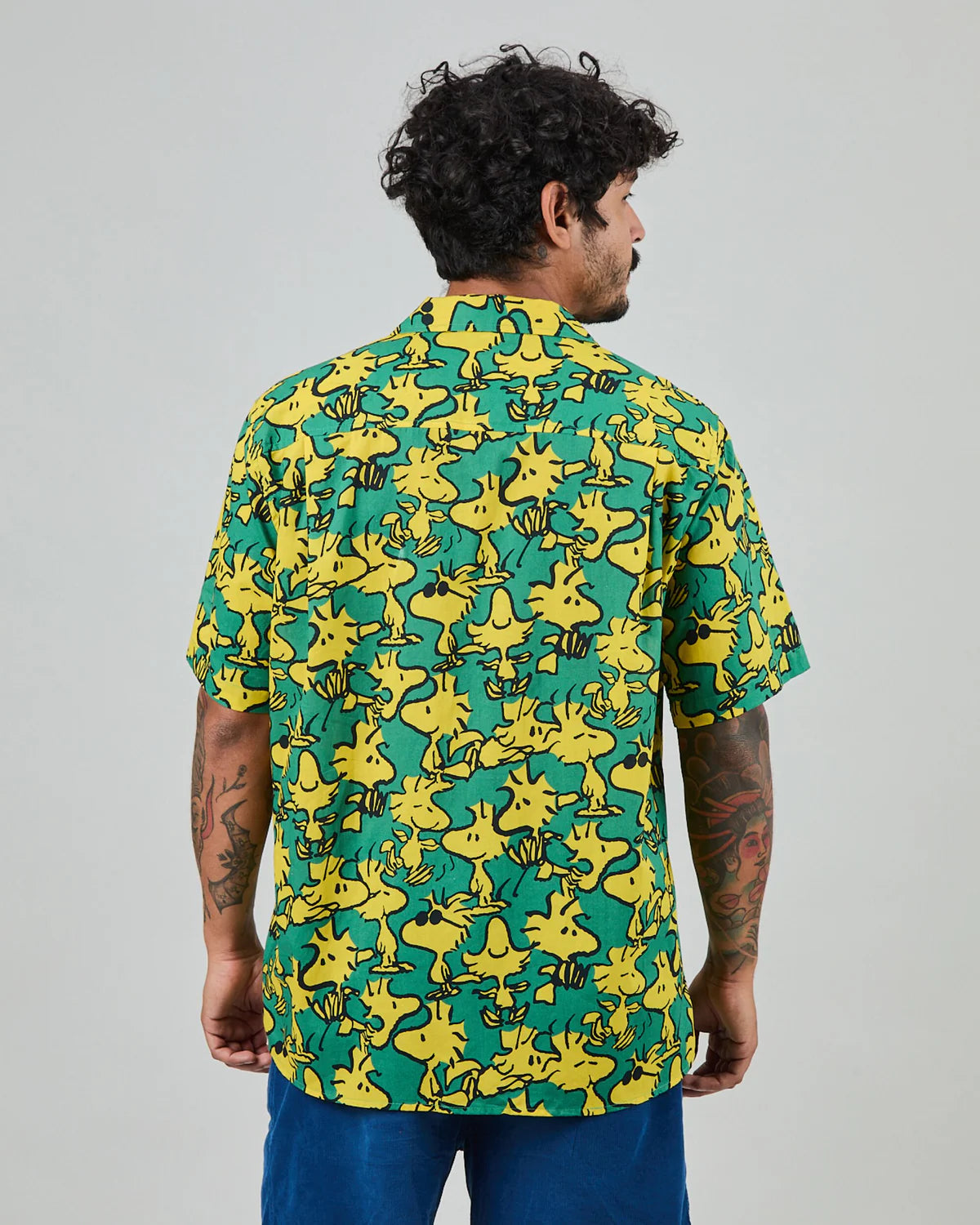 ALOHA SHIRT - PEANUTS WOODSTOCK