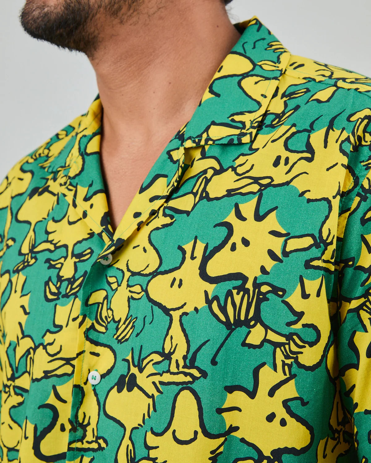 ALOHA SHIRT - PEANUTS WOODSTOCK