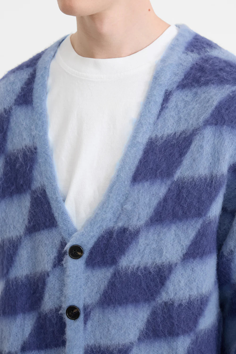 CODE CARDIGAN - STEEL