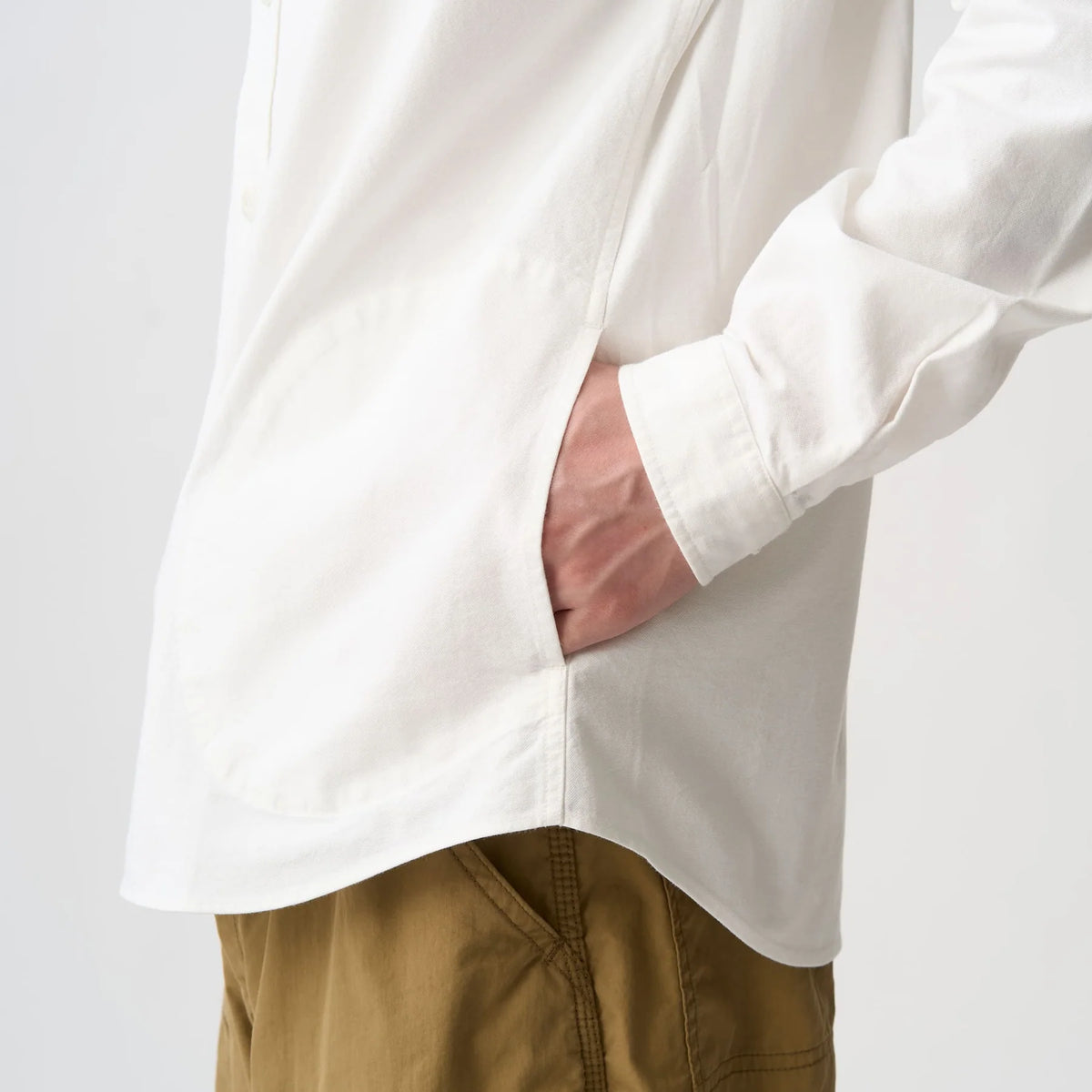 OXFORD BAND COLLAR SHIRT