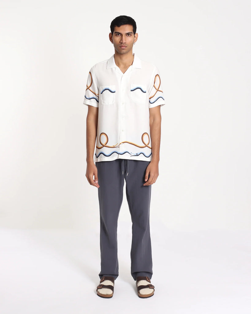 SNAKE PRINT SHIRT x PRINTED GOODS