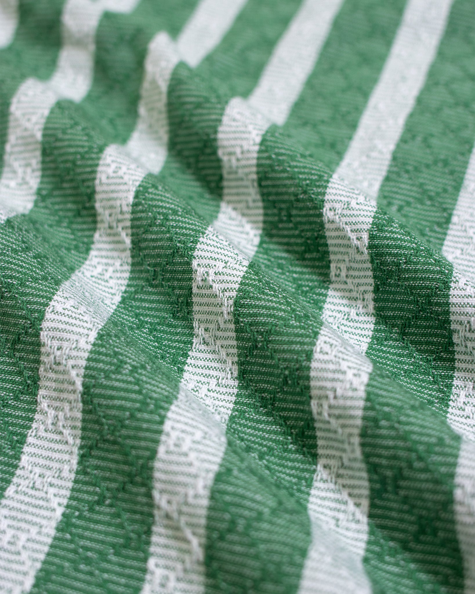 SELLECK SHIRT - STRIPED GREEN