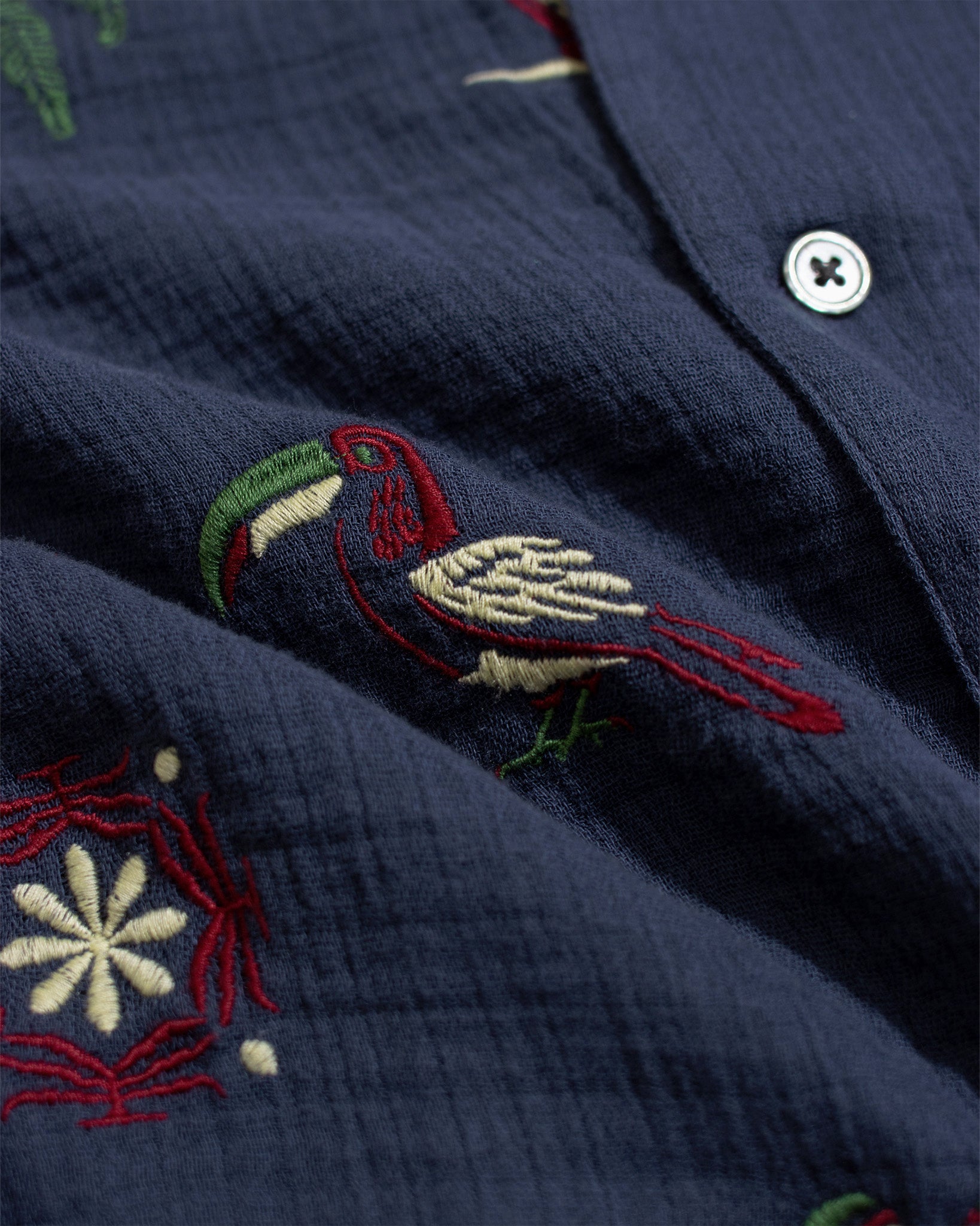 STACHIO SHIRT - TROPICAL NAVY