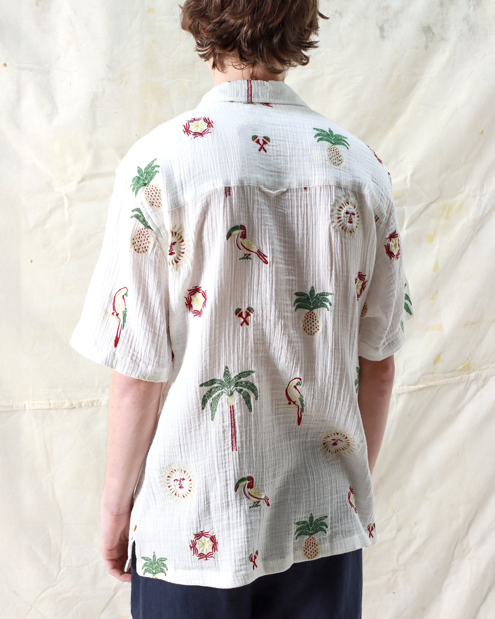 STACHIO SHIRT - TROPICAL WHITE