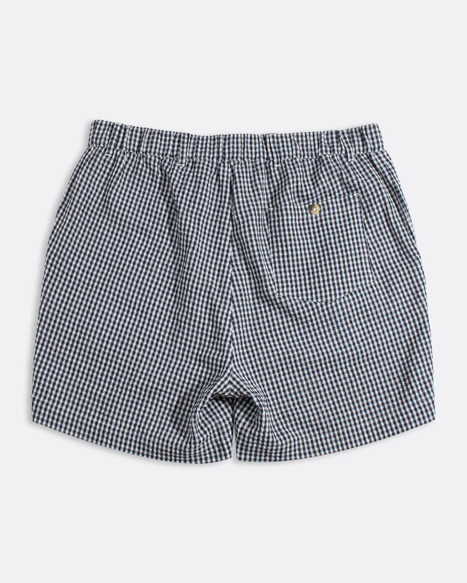 DEKK SHORT - NAVY GINGHAM