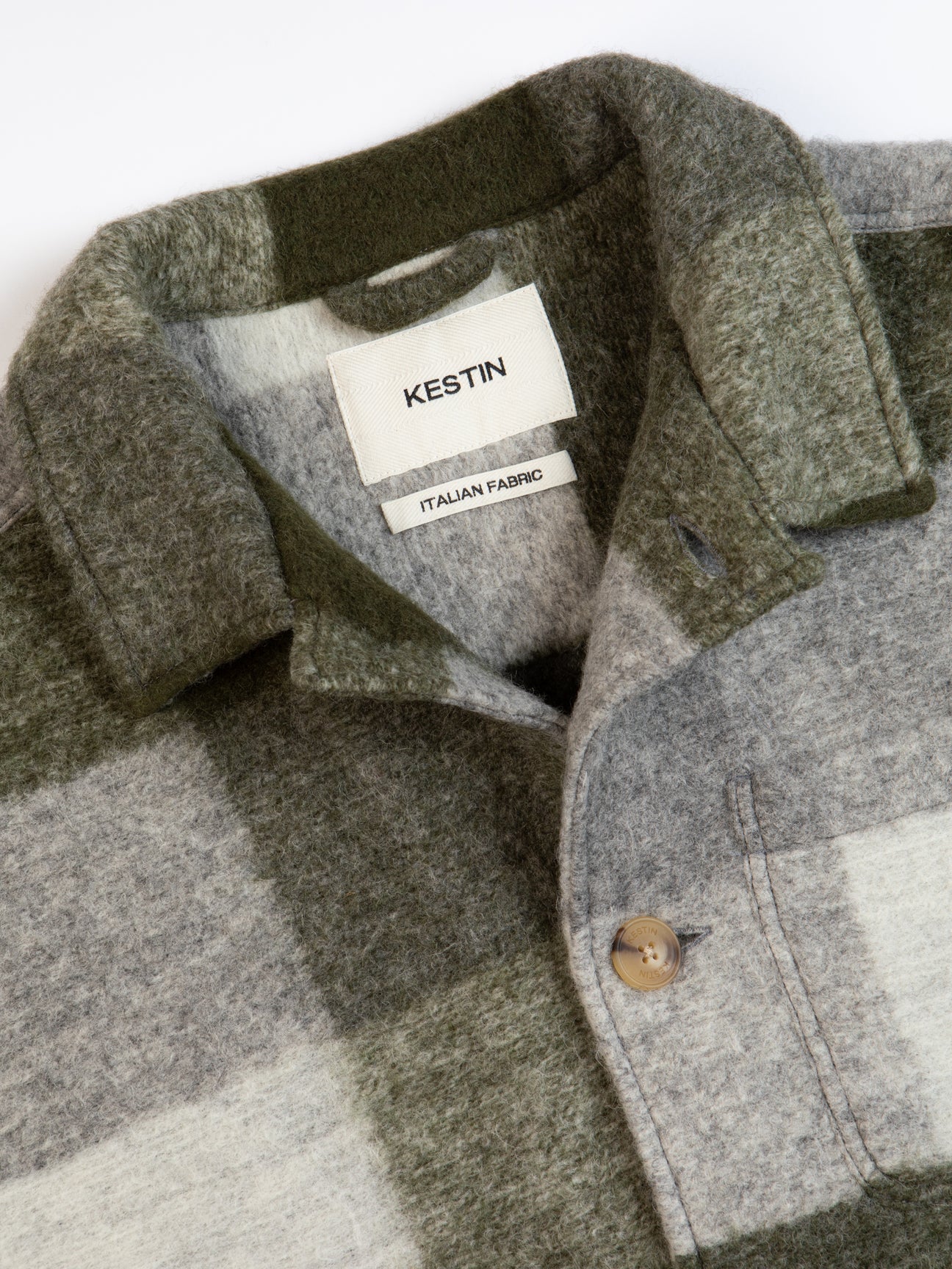 ORMISTON JACKET - FOREST WOOL BLEND