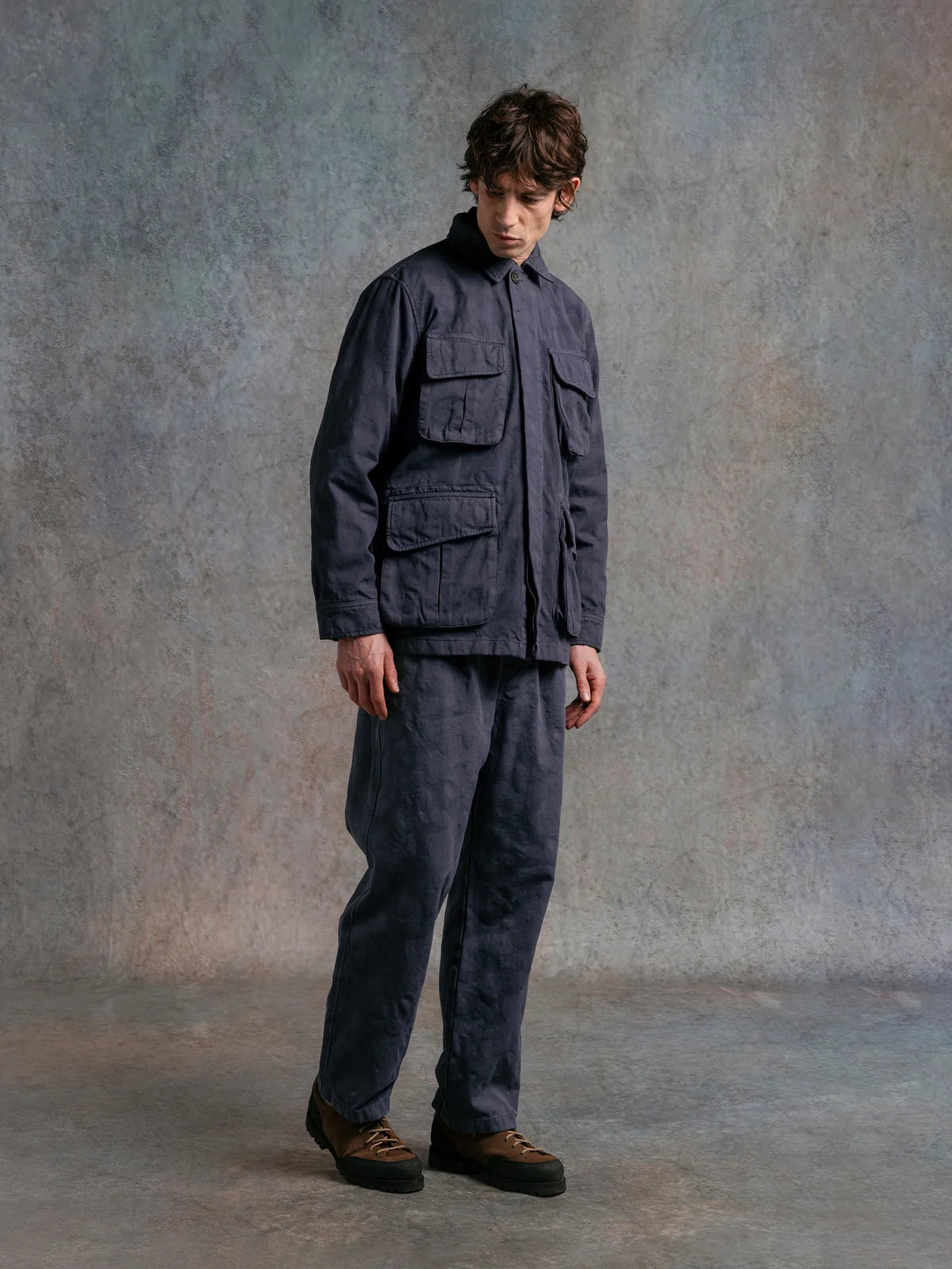 DOUNE PANT - NAVY JACQUARD
