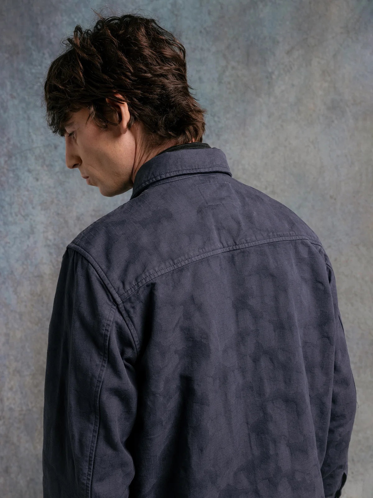 TYNDRUM JACKET - BLUE JACQUARD
