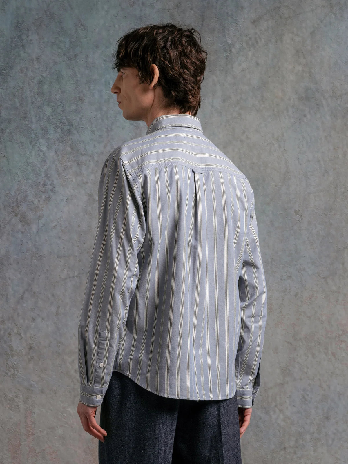 RAEBURN BUTTON DOWN - WIDE STRIPE
