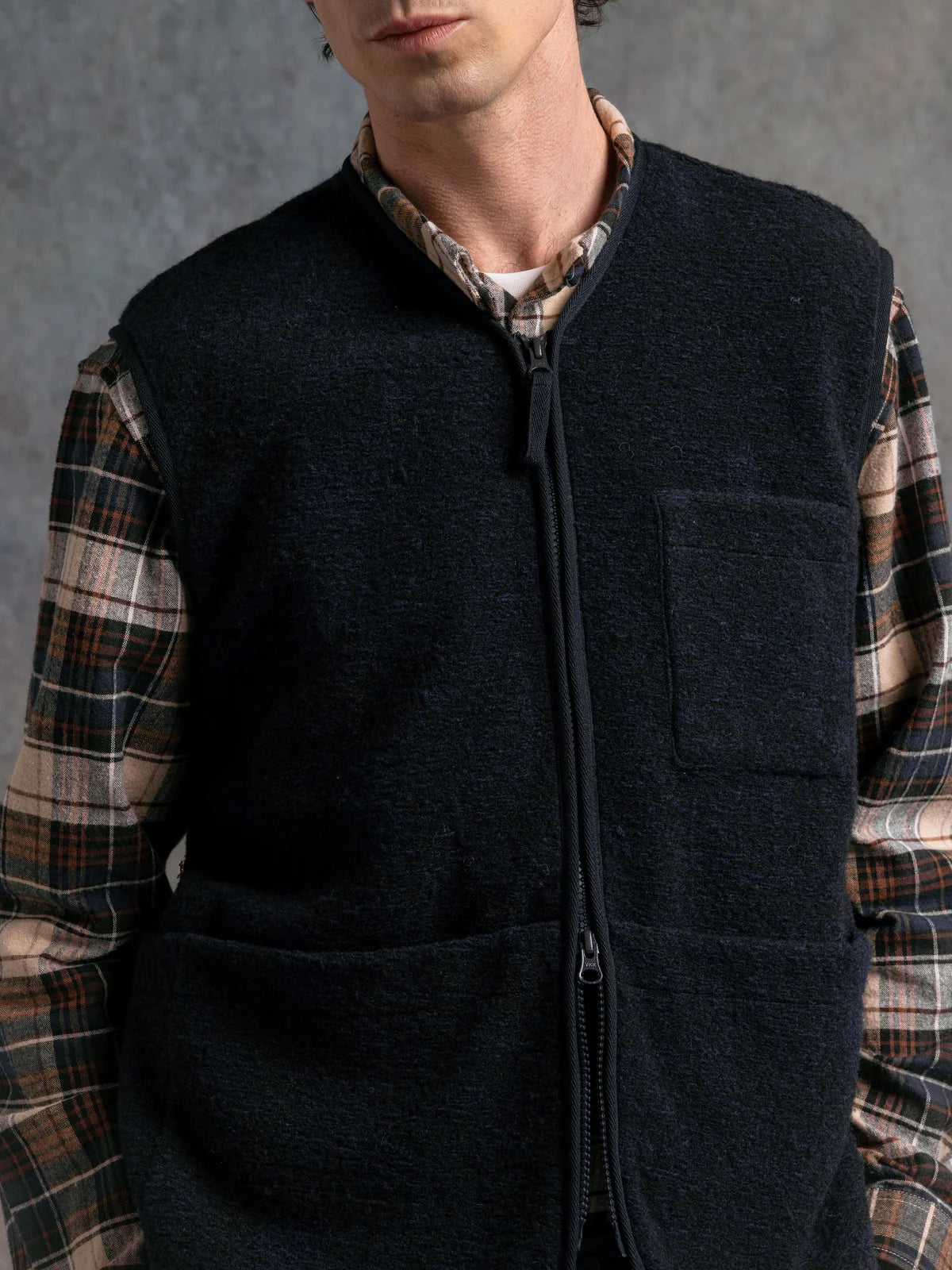 BUTE VEST - NAVY
