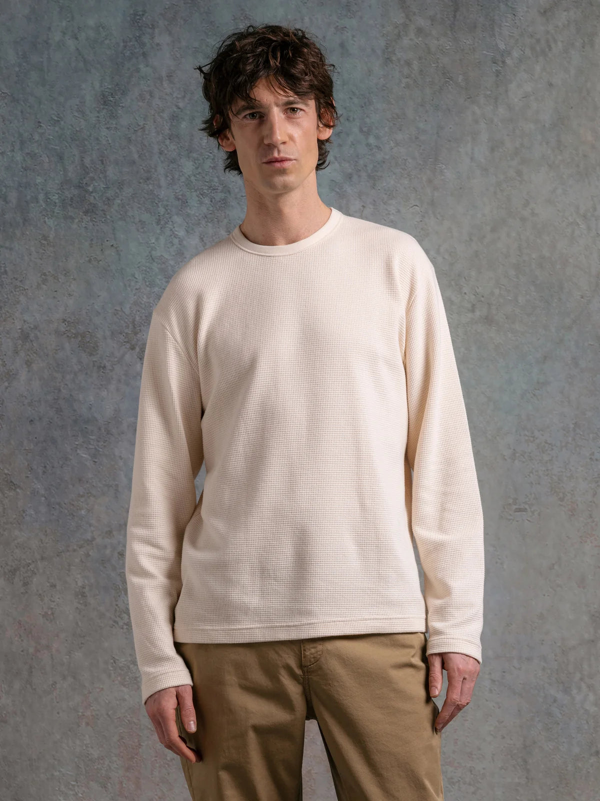 WATERNISH LONG SLEEVE TEE - NATURAL