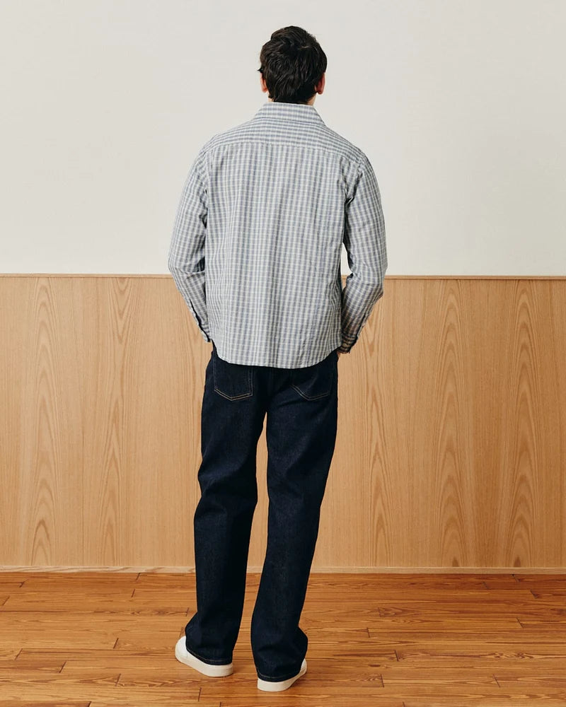 AMERICANA CHECK LS - BLUE