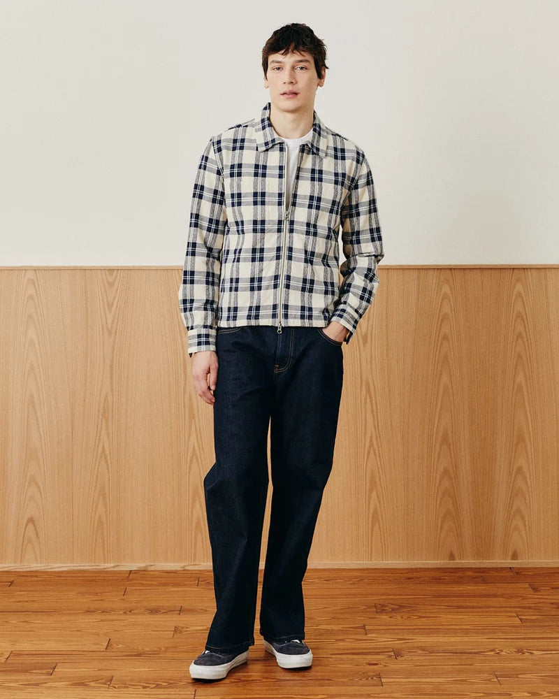 CAPRICORN PLAID ZIP JACKET