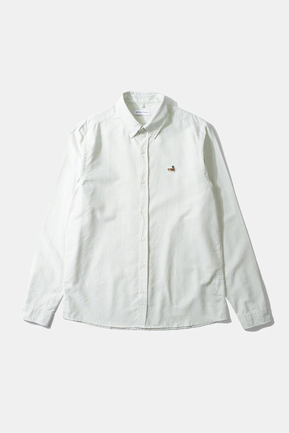 DUCK PATCH SHIRT - GREEN STRIPES