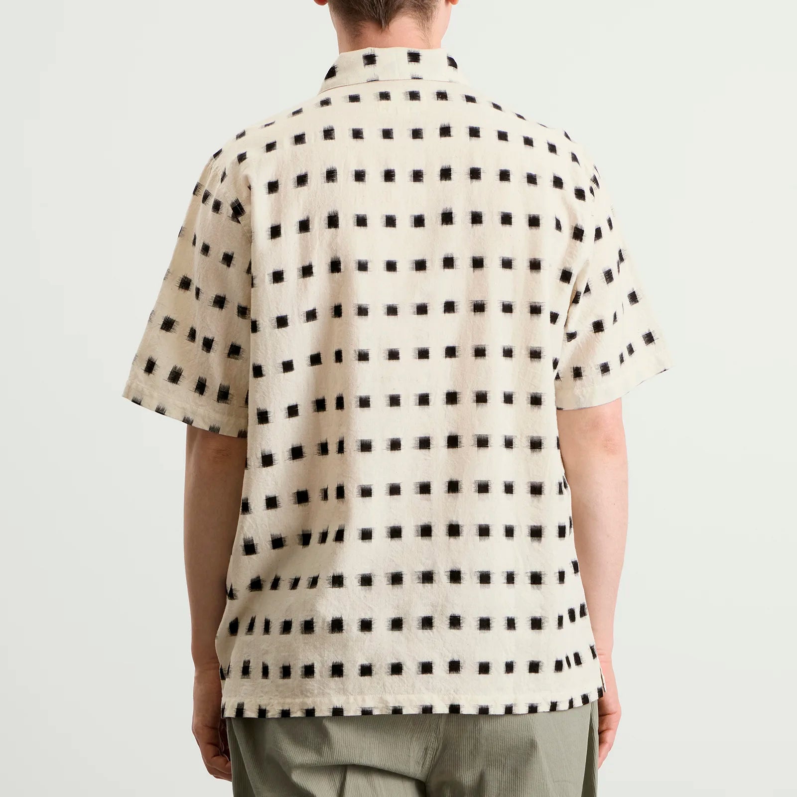 GABE SHIRT - BLACK WINDOW IKAT