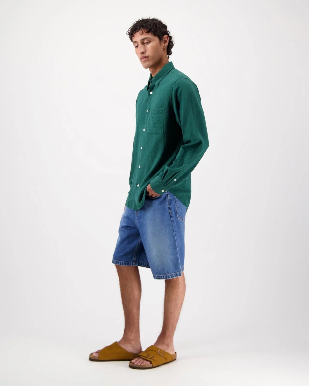 KONGA SHIRT - BOTANICAL GREEN