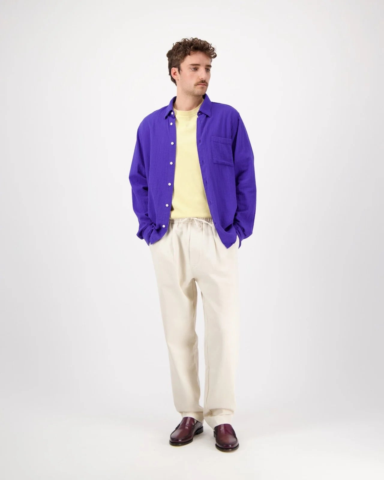 KONGA SHIRT - COBALT