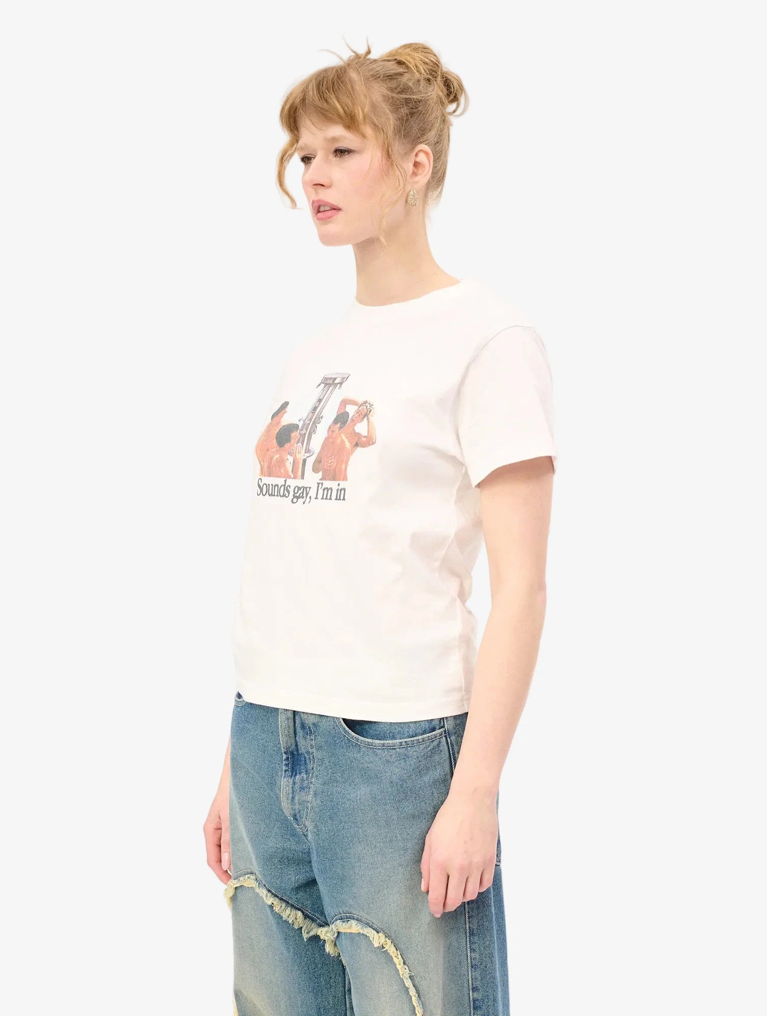 SOUNDS GAY I'M IN TEE