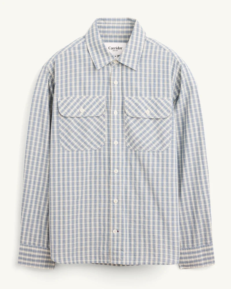 AMERICANA CHECK LS - BLUE