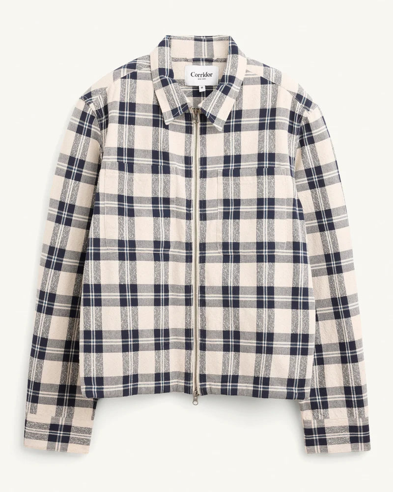 CAPRICORN PLAID ZIP JACKET
