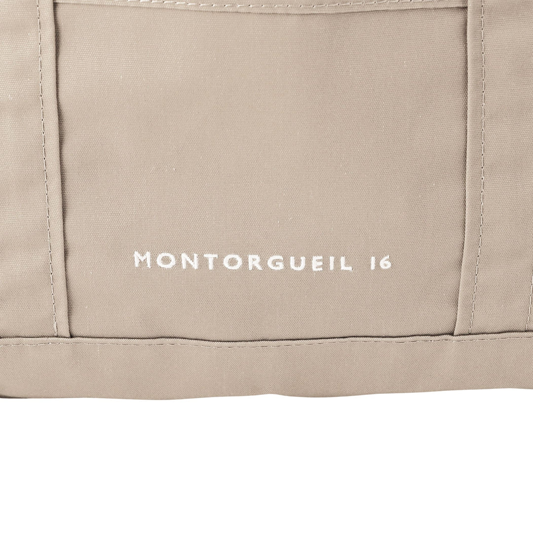 MONTORGUEIL CANVAS MARCHE BAG - BEIGE