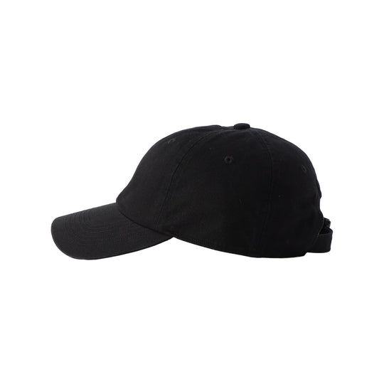 CHINO 6 PANEL CAP - BLACK