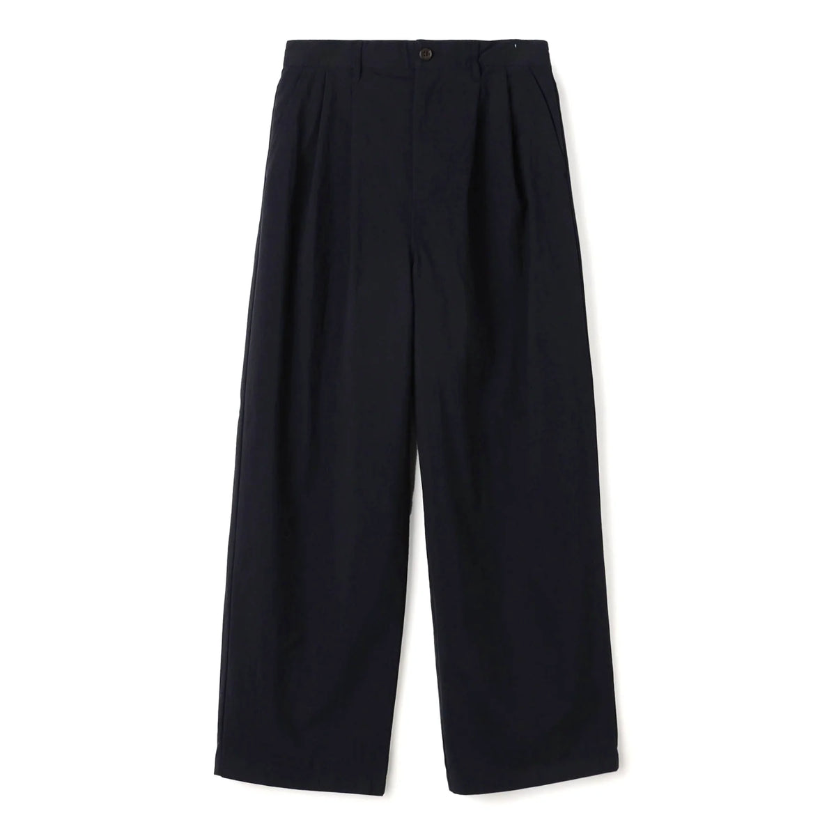 DOUBLE PLEATED EASY PANTS - NAVY